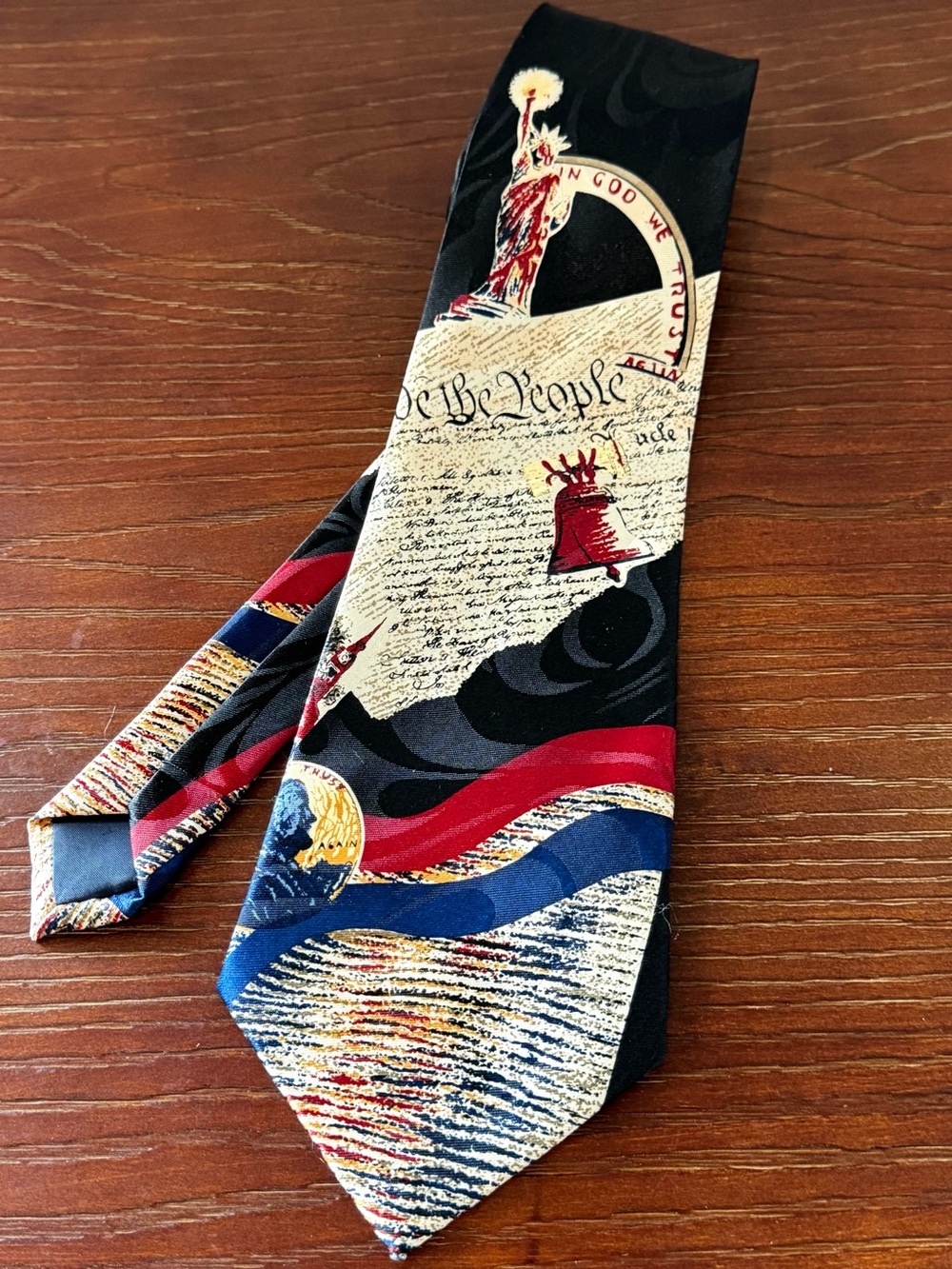 Steven Harris American Icons We The People Men's Patriotic Neck Tie Red Blue